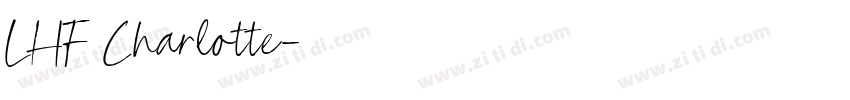 LHF Charlotte字体转换